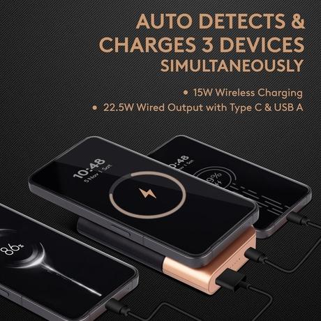 Durcell 10000 mAH Wireless Powerbank-2