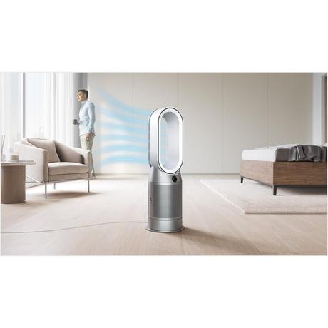 Dyson Hot and Cool Air Purifier with HEPA Technology and Activated Carbon Filter, White & Silver-4