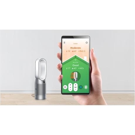 Dyson Hot and Cool Air Purifier with HEPA Technology and Activated Carbon Filter, White & Silver-5
