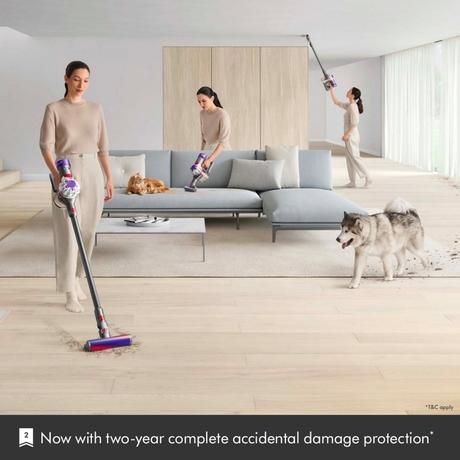 Dyson V8 Absolute Cord-Free Vacuum Cleaner, Yellow/Nickel-5