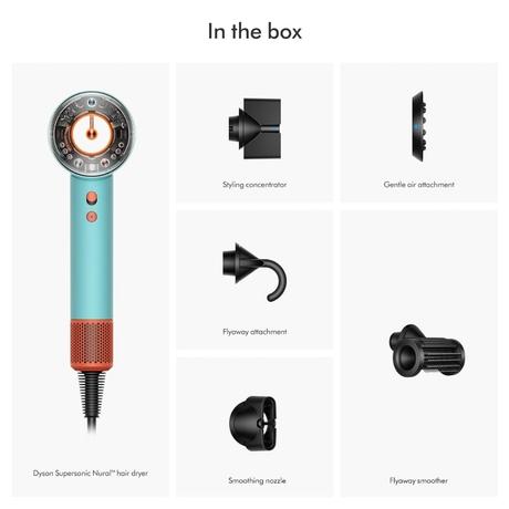 Dyson Supersonic Nural Hair Dryer, Scalp Protect, 3 Speed & 4 Heat, Ceramic Patina & Topaz-1