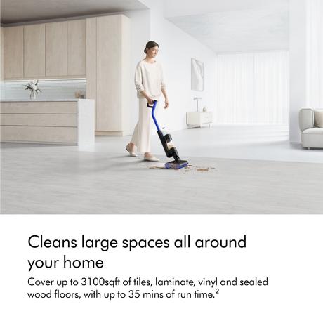 Dyson WashG1 Wet Floor Cleaner with Powerfully removes wet and dry dirt in one go, Covers up to 3100 sq.ft., with up to 35 minutes of run time, Hygienic waste disposal - automatically separates wet and dry debris-4