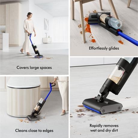 Dyson WashG1 Wet Floor Cleaner with Powerfully removes wet and dry dirt in one go, Covers up to 3100 sq.ft., with up to 35 minutes of run time, Hygienic waste disposal - automatically separates wet and dry debris-6