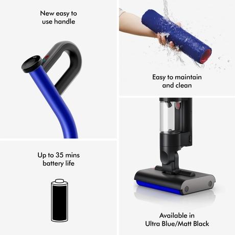 Dyson WashG1 Wet Floor Cleaner with Powerfully removes wet and dry dirt in one go, Covers up to 3100 sq.ft., with up to 35 minutes of run time, Hygienic waste disposal - automatically separates wet and dry debris-7