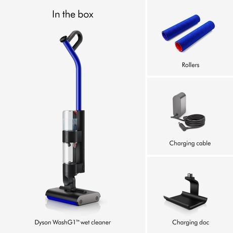 Dyson WashG1 Wet Floor Cleaner with Powerfully removes wet and dry dirt in one go, Covers up to 3100 sq.ft., with up to 35 minutes of run time, Hygienic waste disposal - automatically separates wet and dry debris-10