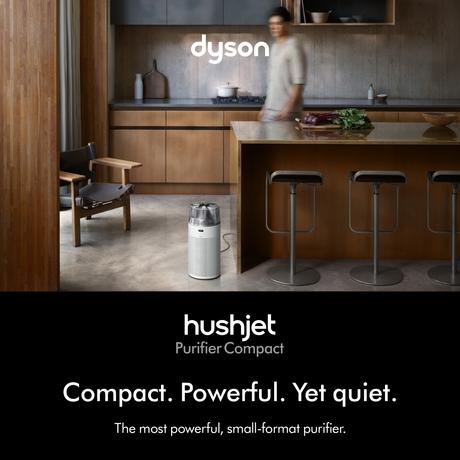 Dyson Hushjet Compact Air Purifier, White-2