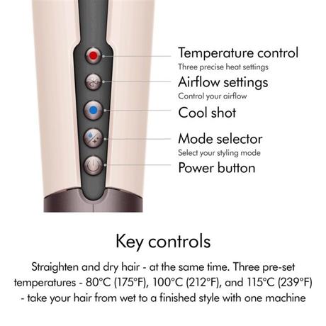Dyson Airstrait Hair Straightner, Ceramic Pink-6
