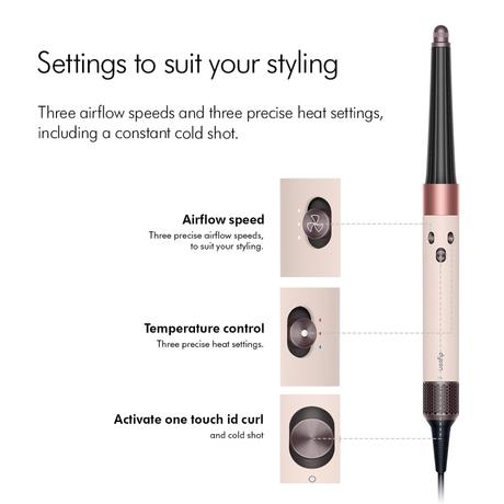Dyson Airwrap i.d. 6-in-1 Multi-Styler with Styles Without Heat Damage, 7 Styling Settings, 3 Speed & 3 Heat Settings, Cold Shot, Enhanced Coanda Airflow, Versatile Styling (Ceramic Pink & Rose Gold)-10