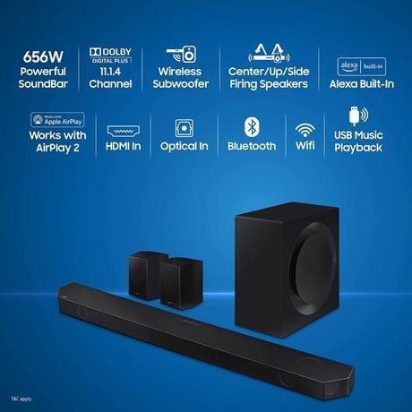 Samsung Soundbar Soundbar With Wifi And Bluetooth Audio Soundbar