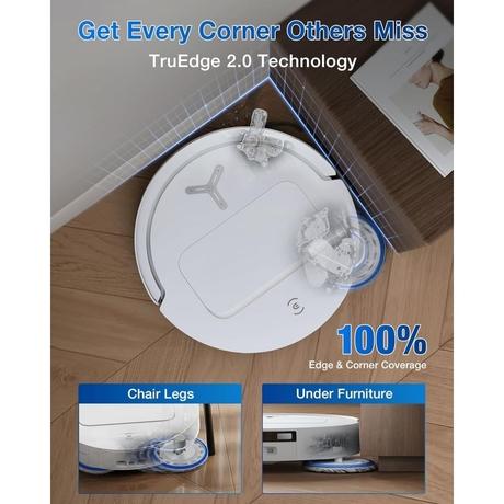 Ecovacs T50 Pro Omni Robotic Vacuum Cleaner, White-2
