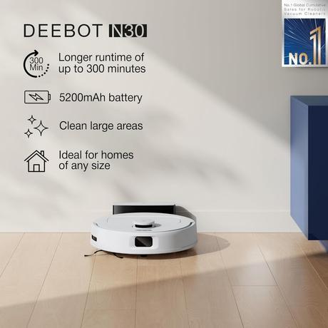 Ecovacs Deebot N30 W Robotic Vacuum Cleaner-3