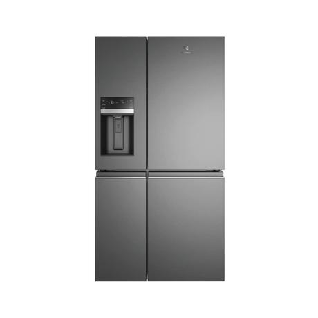 Electrolux 680 L Frost Free Side by Side Refrigerator, Glossy Dark Grey Stainless Steel, EQE6879A-B NIN-0