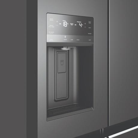 Electrolux 680 L Frost Free Side by Side Refrigerator, Glossy Dark Grey Stainless Steel, EQE6879A-B NIN-4