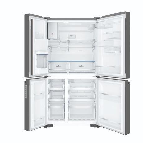 Electrolux 680 L Frost Free Side by Side Refrigerator, Glossy Dark Grey Stainless Steel, EQE6879A-B NIN-6