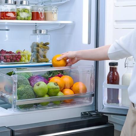 Electrolux 680 L Frost Free Side by Side Refrigerator, Glossy Dark Grey Stainless Steel, EQE6879A-B NIN-9
