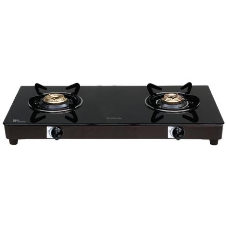 Elica 662 CT Vetro 1J 2 Burners Cooktop, Black-0