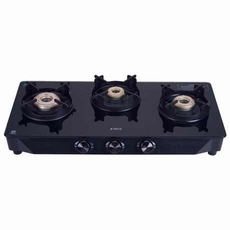 Elica Crest 370 J Nero 3 Burners Cooktop, Black-0