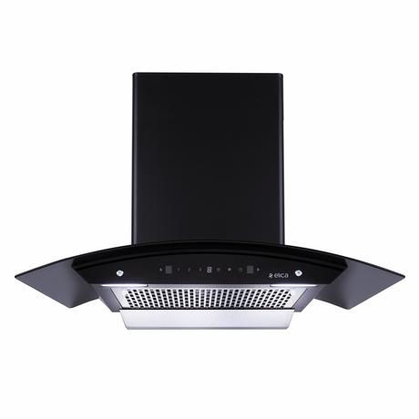 Elica WDFL 906 Nero Kitchen Hood, Black-0