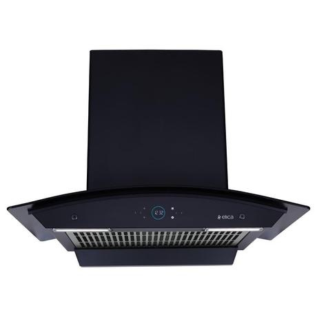 Elica Ismart Glace FL HAC 60 Nero Kitchen Hood, Black-0