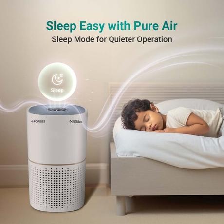 Eureka Forbes 270 Air Purifier for Home, True HEPA H13 Filter & Real-time AQI Indicator, 1.5-2 Yrs Filter Life, Removes 99.97 percent PM2.5, Dust, Allergens, Bacteria & Pollen, Covers 365 Sq. Ft (Ideal for bedrooms)-5
