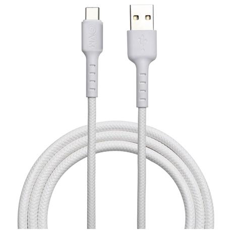 Evm EVM-C-012 1M Type-C Data Cable, White-0