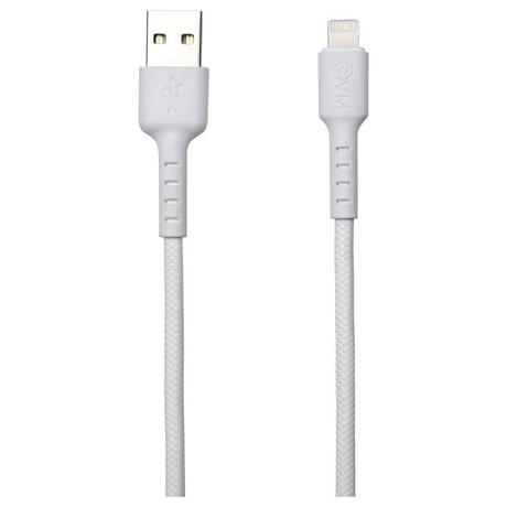 Evm EVM-C-013 Lightning USB Cable, White-3