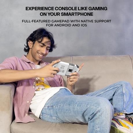 Evofox Deck 2 Smartphone Gamepad Gaming Controller, White-2
