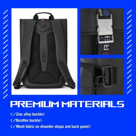 Asus BP3705 Rog Slash Premium Backpack for cm (17 inch) Laptop