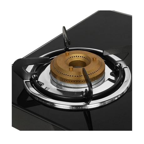 Faber JUMBO 3BB Glass Top Kitchen Hob with 3 Brass Burners, Manual Ignition, Black-3