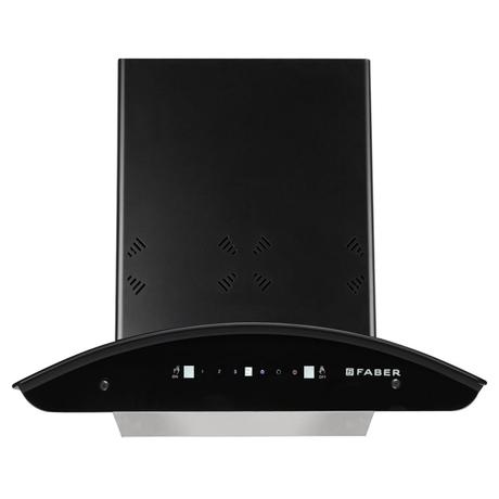 Faber ELLORA3D IN HC SC BF 60 Kitchen Hood, Black-0