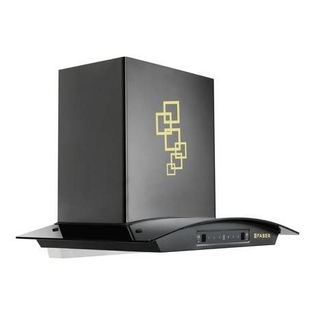 Buy Faber ZEST DLX IN HC SC FL BK 60 Kitchen Hood, Black at