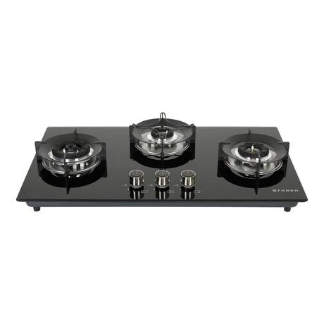 Faber Superia HT763 Auto Ignition 3 Brass Burners Cooktop-0