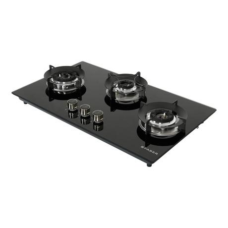 Faber Superia HT763 Auto Ignition 3 Brass Burners Cooktop-6