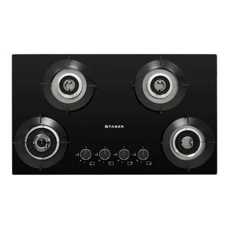 Faber Superia HT764 Auto Ignition 4 Brass Burners Cooktop-8