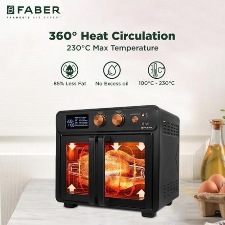 Faber 1700 W 25 L FAO Air Fryer Oven Toaster Grill (OTG)-10