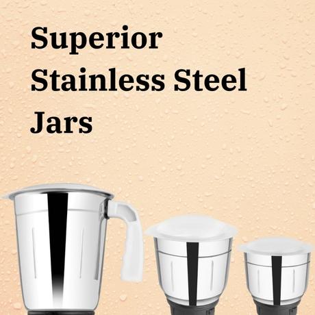 Fabiano Rapid 500 Watts 3 Jar Mixer Grinder With 2 Years Warranty-3