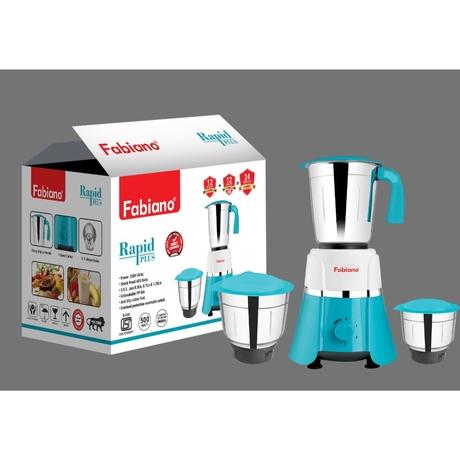 Fabiano Rapid Plus 500 Watts 3 Jar Mixer Grinder With 2 Years Warranty-5