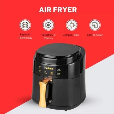 Fabiano 8 Litres Air Fryer, Black-3