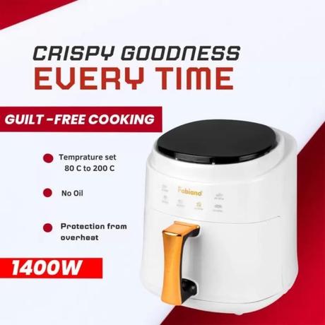 Fabiano 8 Litres Air Fryer, White-1