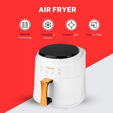 Fabiano 8 Litres Air Fryer, White-3