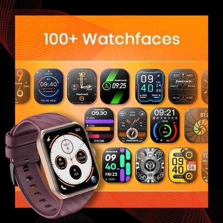 Fastrack New Limitless X2 Smart Watch, 4.85 cm (1.91 inch) UltraVU with Rotating Crown, 60 Hz Refresh Rate, Advanced Chipset, SingleSync BT Calling, 100+ Sports Mode & Smartwatch Faces, IP68 (Black)-6