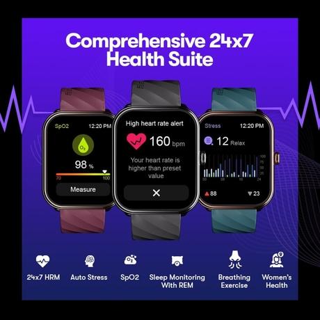 Fastrack New Limitless X2 Smart Watch, 4.85 cm (1.91 inch) UltraVU with Rotating Crown, 60 Hz Refresh Rate, Advanced Chipset, SingleSync BT Calling, 100+ Sports Mode & Smartwatch Faces, IP68 (Beige)-1