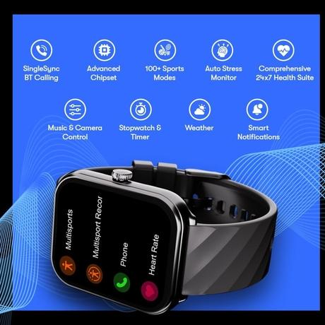 Fastrack New Limitless X2 Smart Watch, 4.85 cm (1.91 inch) UltraVU with Rotating Crown, 60 Hz Refresh Rate, Advanced Chipset, SingleSync BT Calling, 100+ Sports Mode & Smartwatch Faces, IP68 (Beige)-4