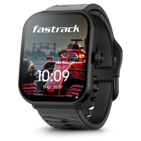 Fastrack Mynd Collection Smartwatch with Stunning 49 mm (1.93 inch) Curved AMOLED Display Crisp visuals with sleek 2.5D graphics for an immersive viewing experience.-0