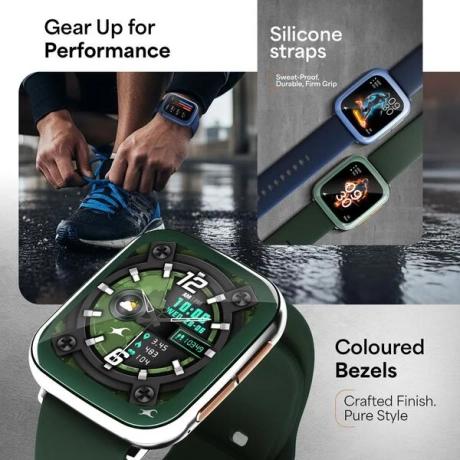 Fastrack Navstar Collection Smartwatch with Immersive 47 mm (1.85 inch) AMOLED Display Features stunning 2.5D graphics and a slim 10.8 mm profile for a sleek, modern look.-2