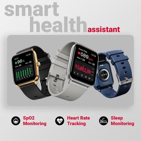 FireBoltt Ninja Call Pro Plus Smart Watch, 4.64 cm (1.83 Inch) Display, Bluetooth Calling, 100+ Sports Modes, IP67 Water Resistant, SpO2 Monitoring, Smart Notifications, Grey-6