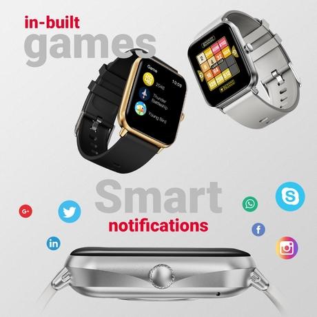 FireBoltt Ninja Call Pro Plus Smart Watch, 4.64 cm (1.83 Inch) Display, Bluetooth Calling, 100+ Sports Modes, IP67 Water Resistant, SpO2 Monitoring, Smart Notifications, Grey-7