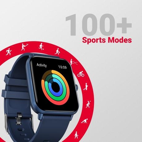 FireBoltt Ninja Call Pro Plus Smart Watch, 4.64 cm (1.83 Inch) Display, Bluetooth Calling, 100+ Sports Modes, IP67 Water Resistant, SpO2 Monitoring, Smart Notifications, Blue-4