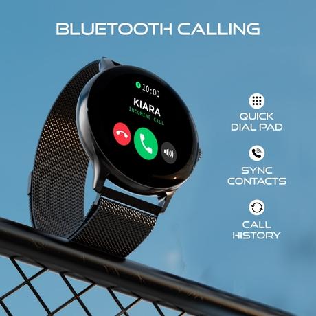 Fire-Boltt Phoenix Ultra Smartwatch, 3.53 cm (1.39 inch) HD Display, Bluetooth Calling, Stainless Steel Design & Metal Body, Upto 7 Days Battery, 120+ Sports Modes, IP67 Water Resistant, AI Voice Assistant (Dark Grey)-2