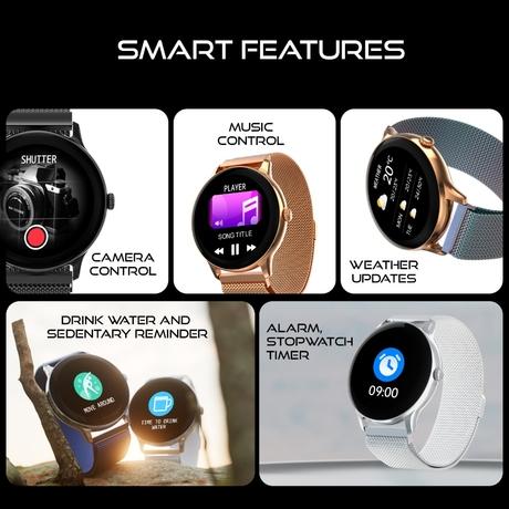 Fire-Boltt Phoenix Ultra Smartwatch, 3.53 cm (1.39 inch) HD Display, Bluetooth Calling, Stainless Steel Design & Metal Body, Upto 7 Days Battery, 120+ Sports Modes, IP67 Water Resistant, AI Voice Assistant (Dark Grey)-7